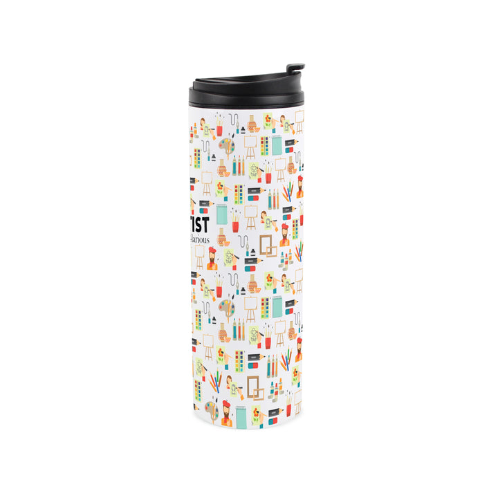 Purely Home Artist Travel Flask