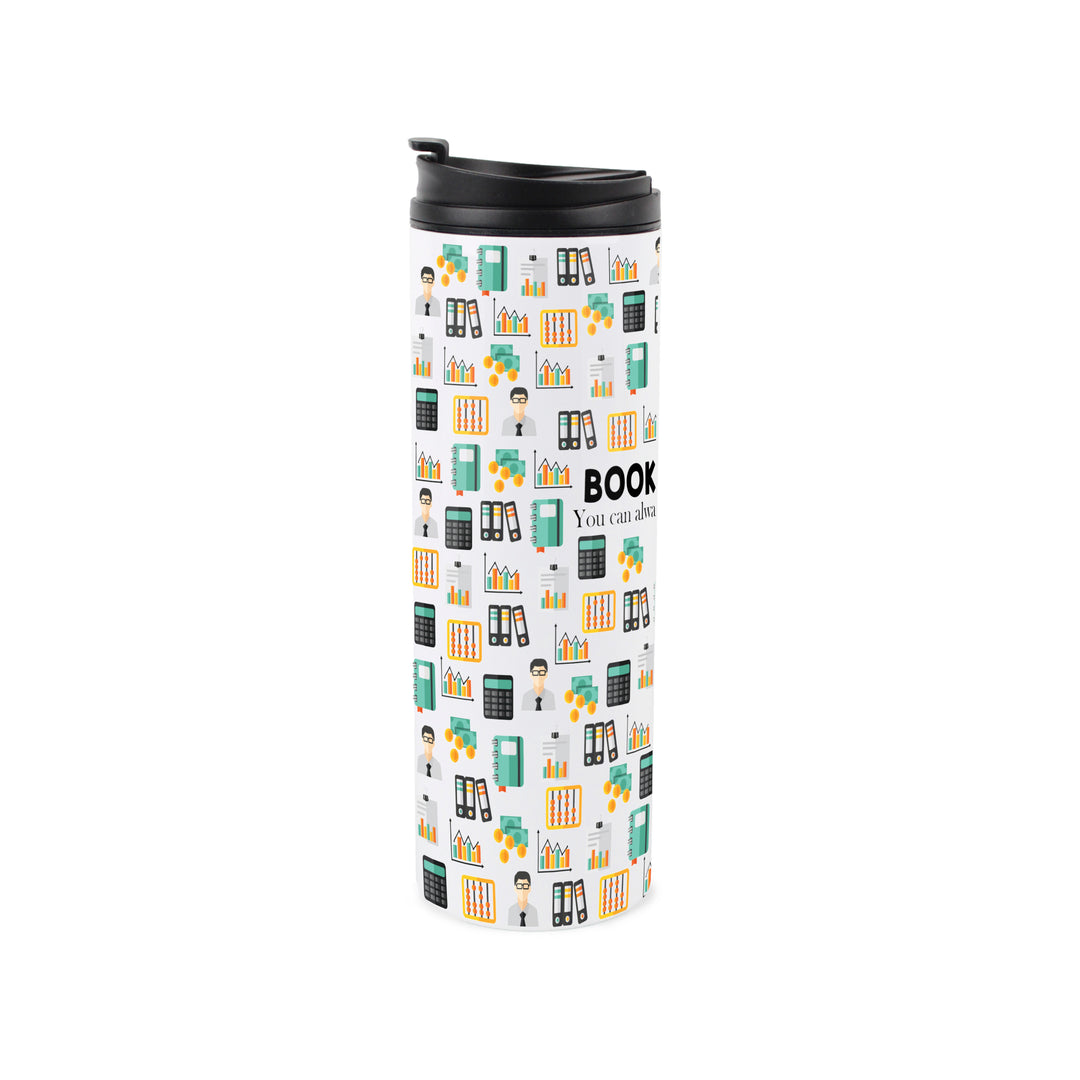 Purely Home Bookkeeper Travel Flask