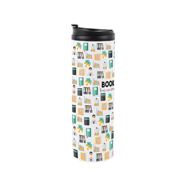 Purely Home Bookkeeper Travel Flask