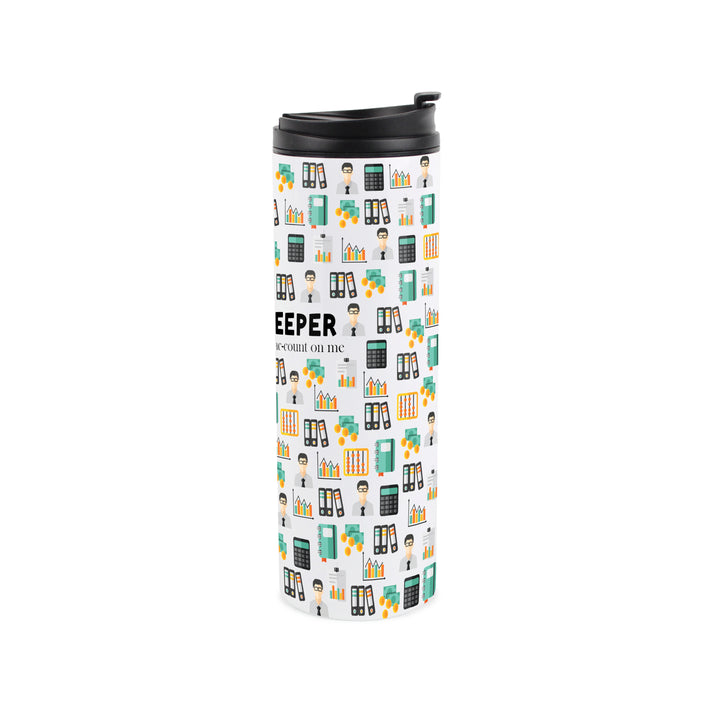 Purely Home Bookkeeper Travel Flask