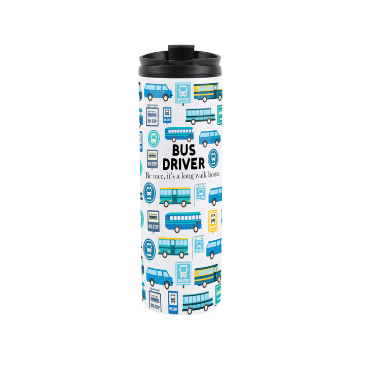 Purely Home Bus Driver Travel Flask