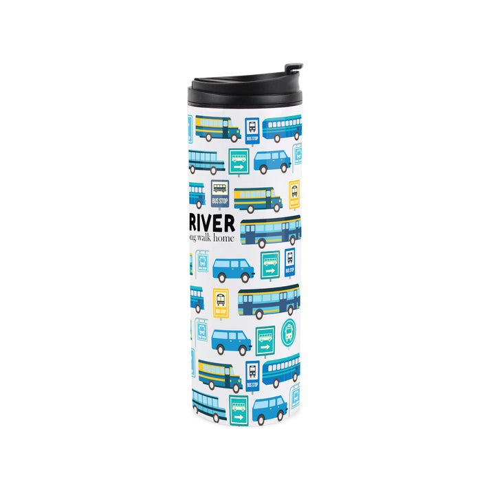 Purely Home Bus Driver Travel Flask