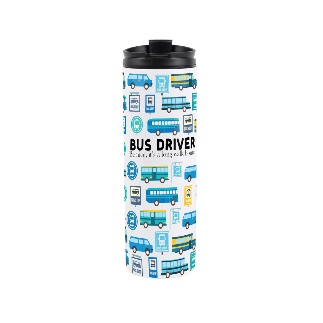 Purely Home Bus Driver Travel Flask