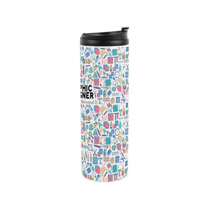 Purely Home Graphic Designer Travel Flask
