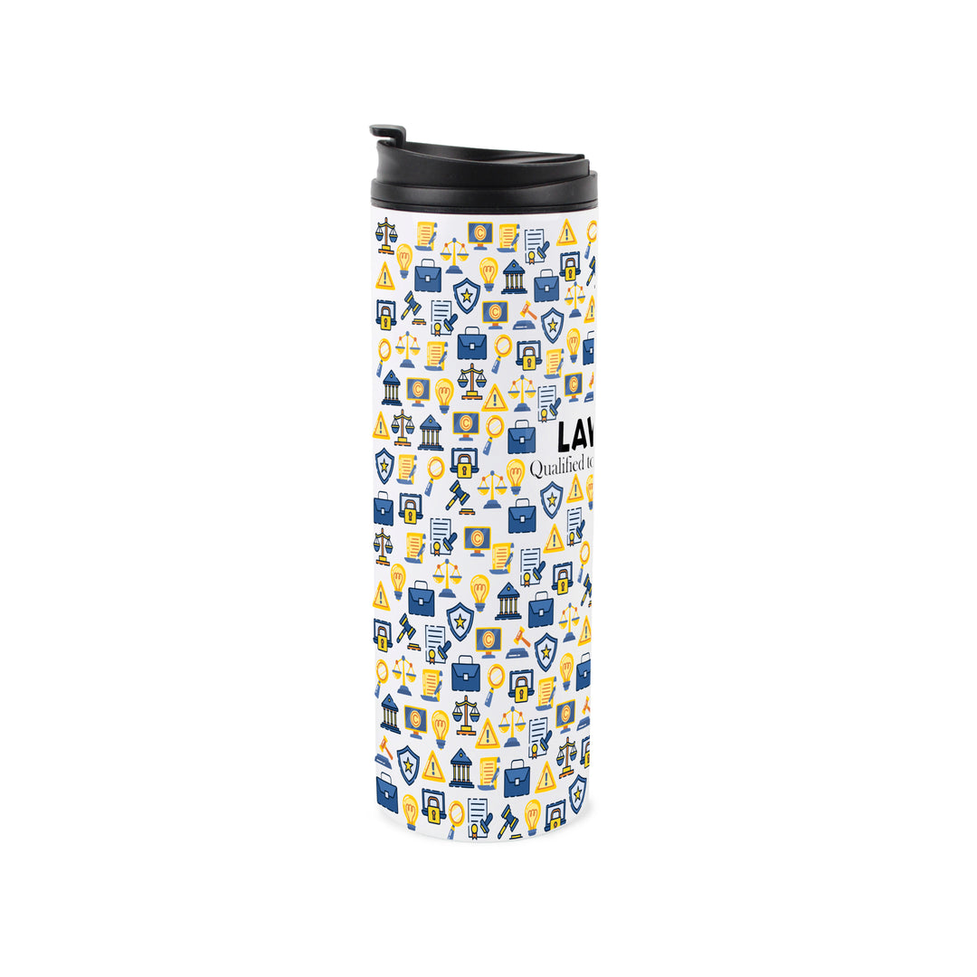 Purely Home Lawyer Travel Flask