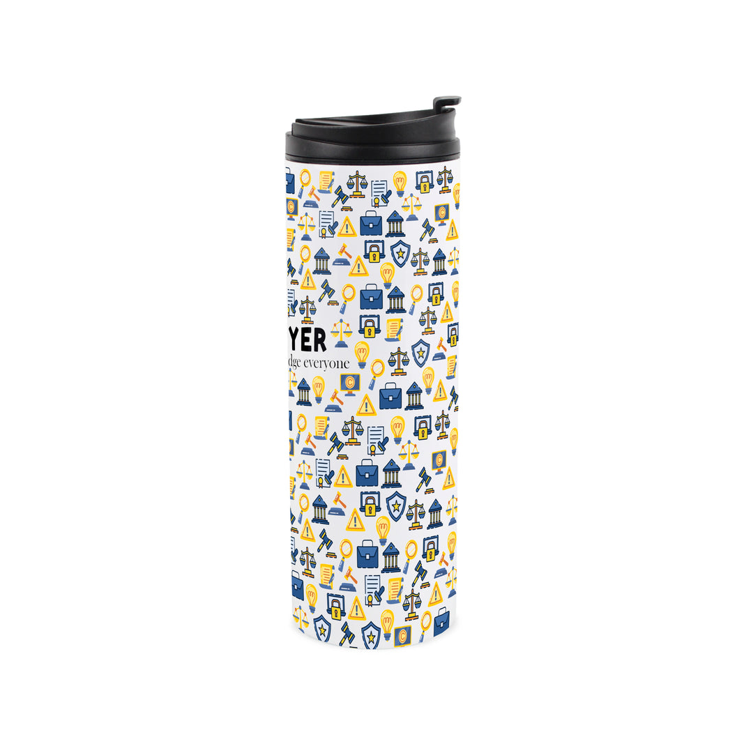 Purely Home Lawyer Travel Flask