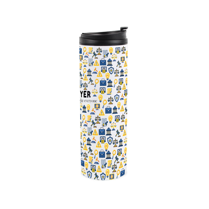 Purely Home Lawyer Travel Flask