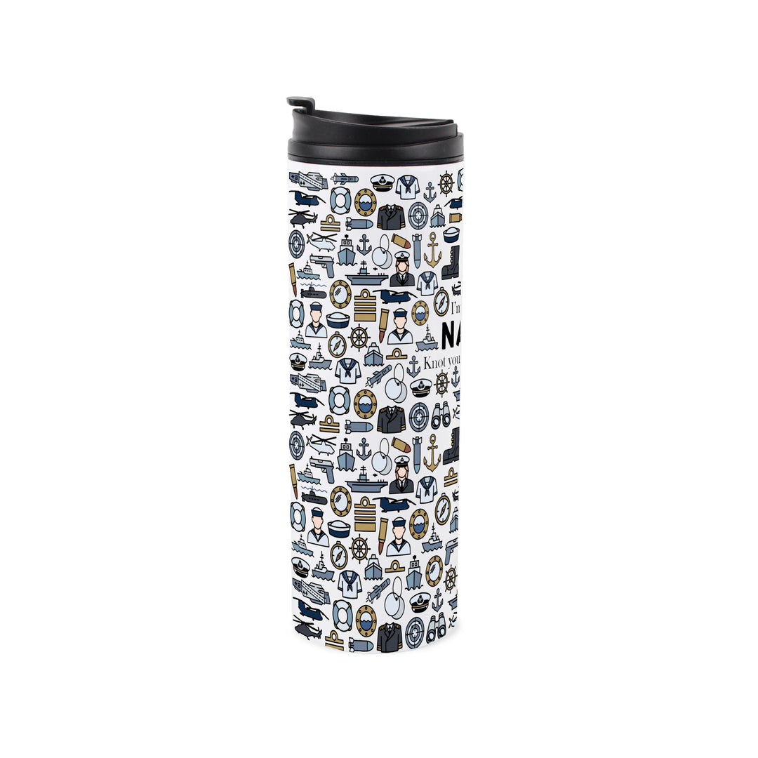 Purely Home Navy Travel Flask