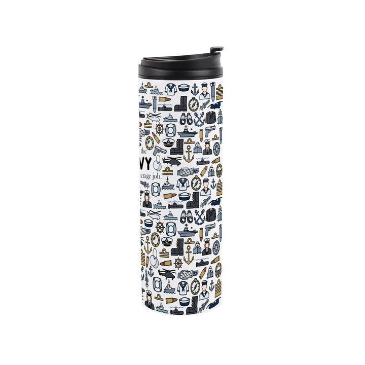 Purely Home Navy Travel Flask