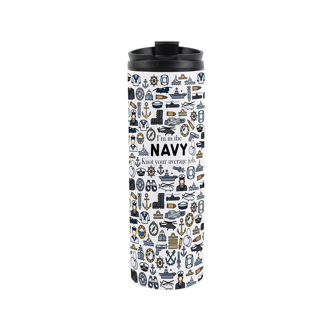 Purely Home Navy Travel Flask
