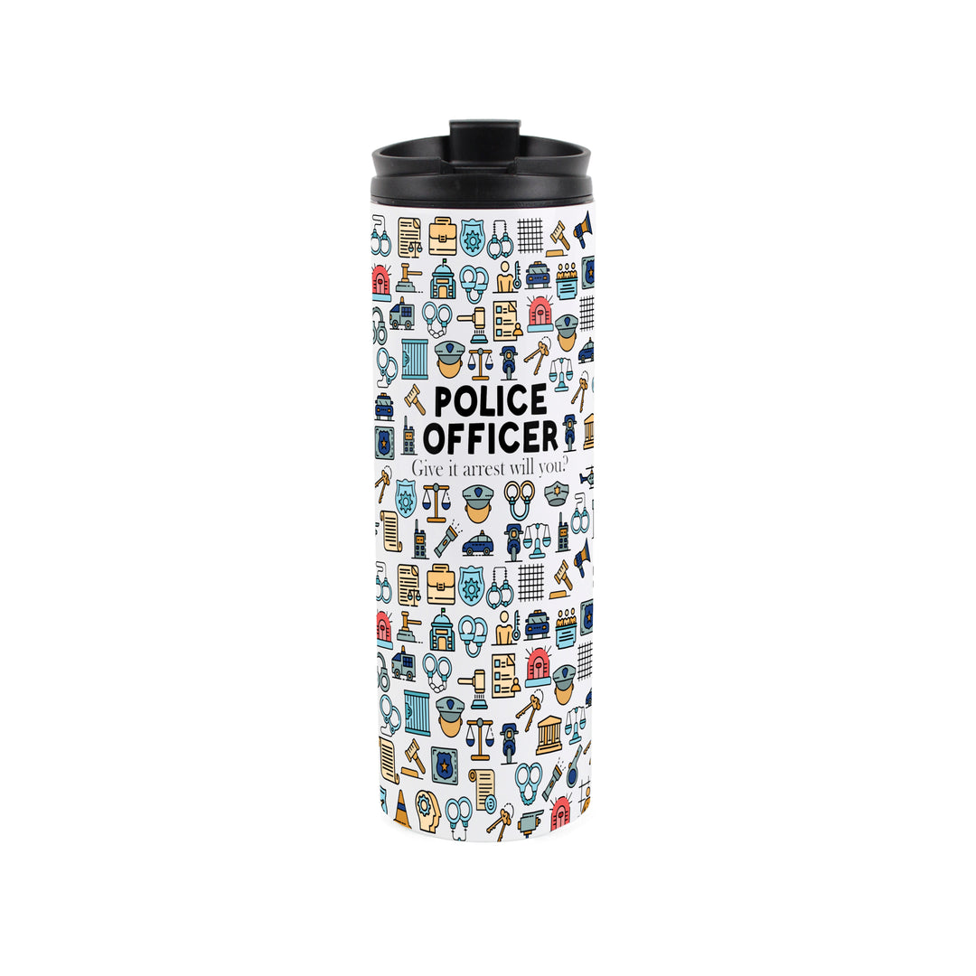 Purely Home Police Officer Travel Flask