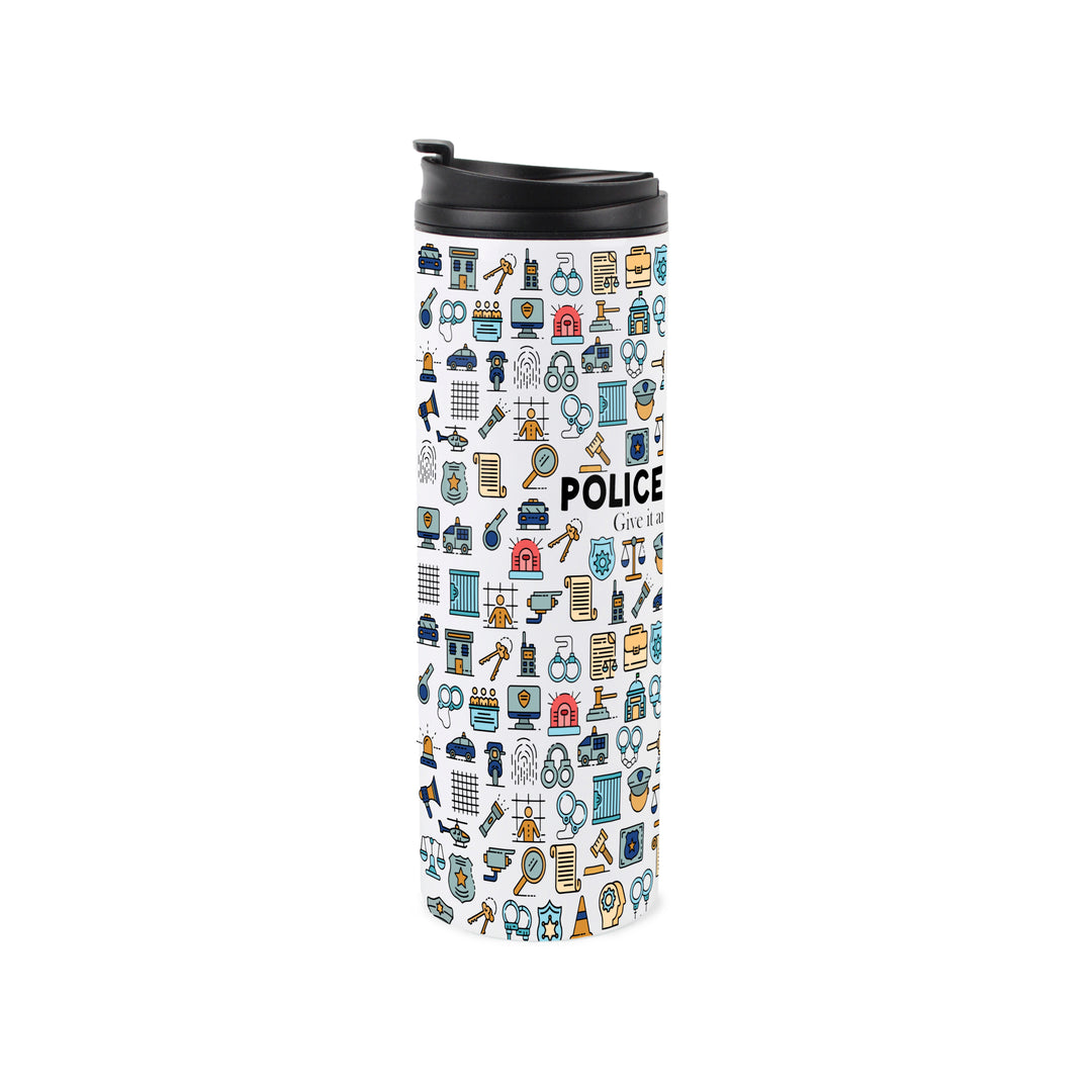 Purely Home Police Officer Travel Flask