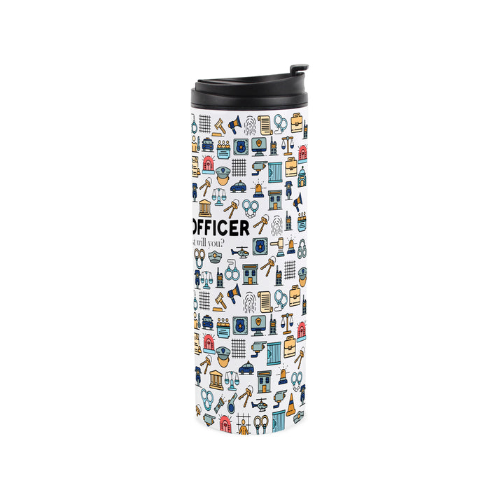Purely Home Police Officer Travel Flask