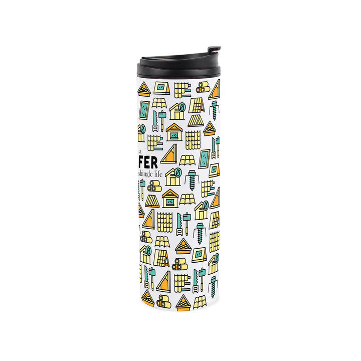 Purely Home Roofer Travel Flask