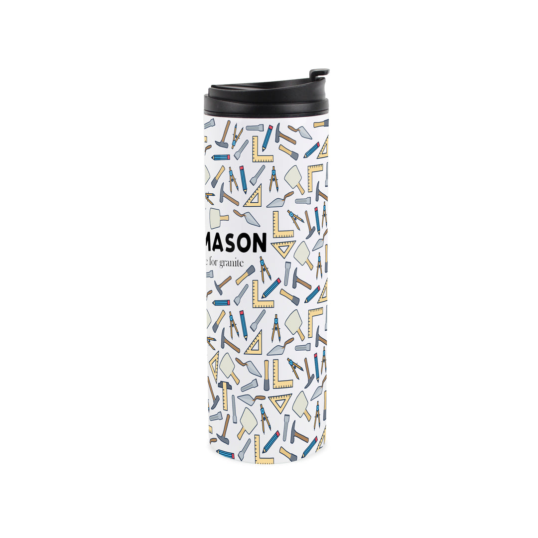 Purely Home Stonemason Travel Flask