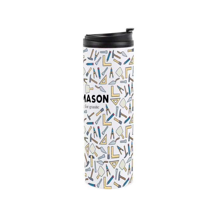 Purely Home Stonemason Travel Flask