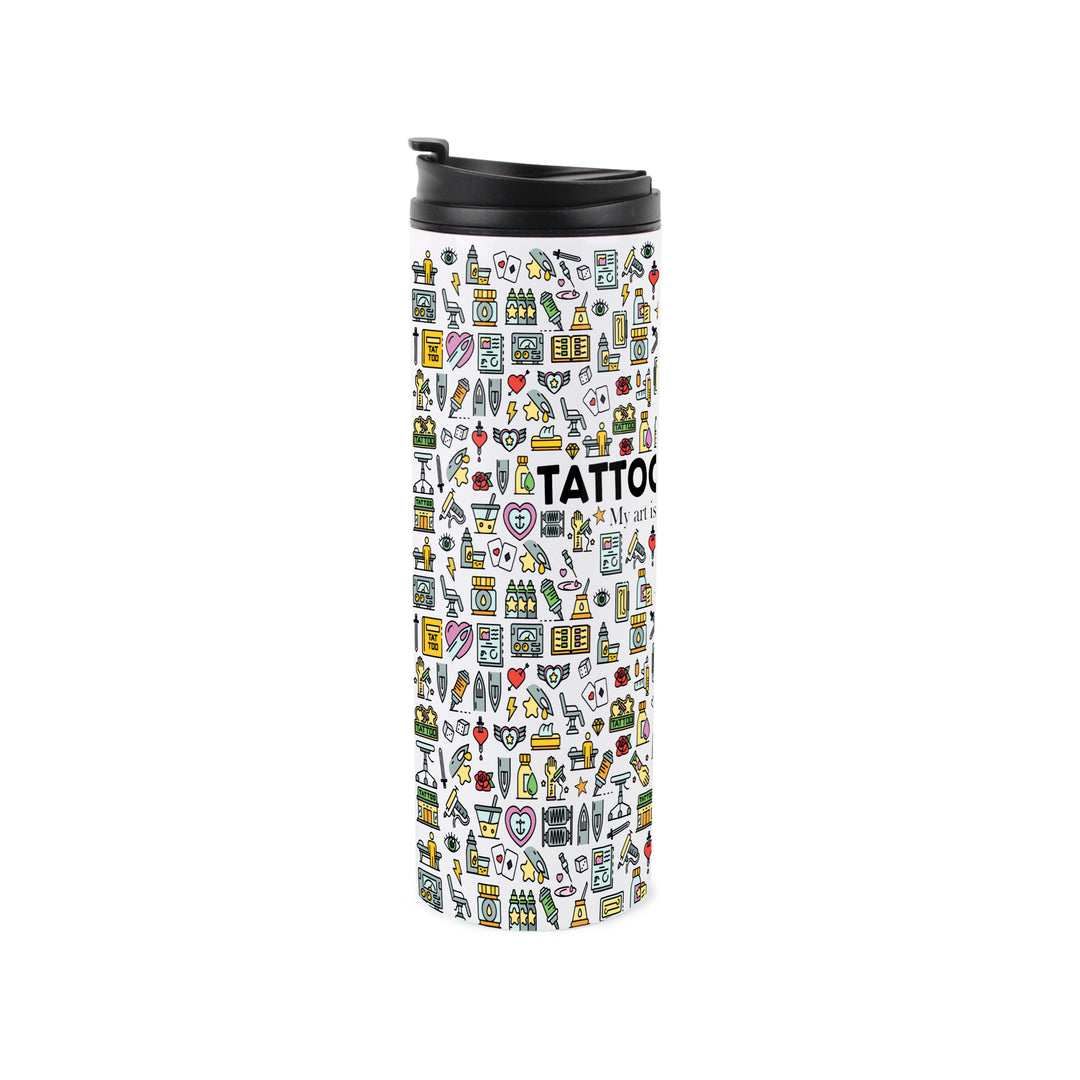 Purely Home Tattoo Artist Travel Flask