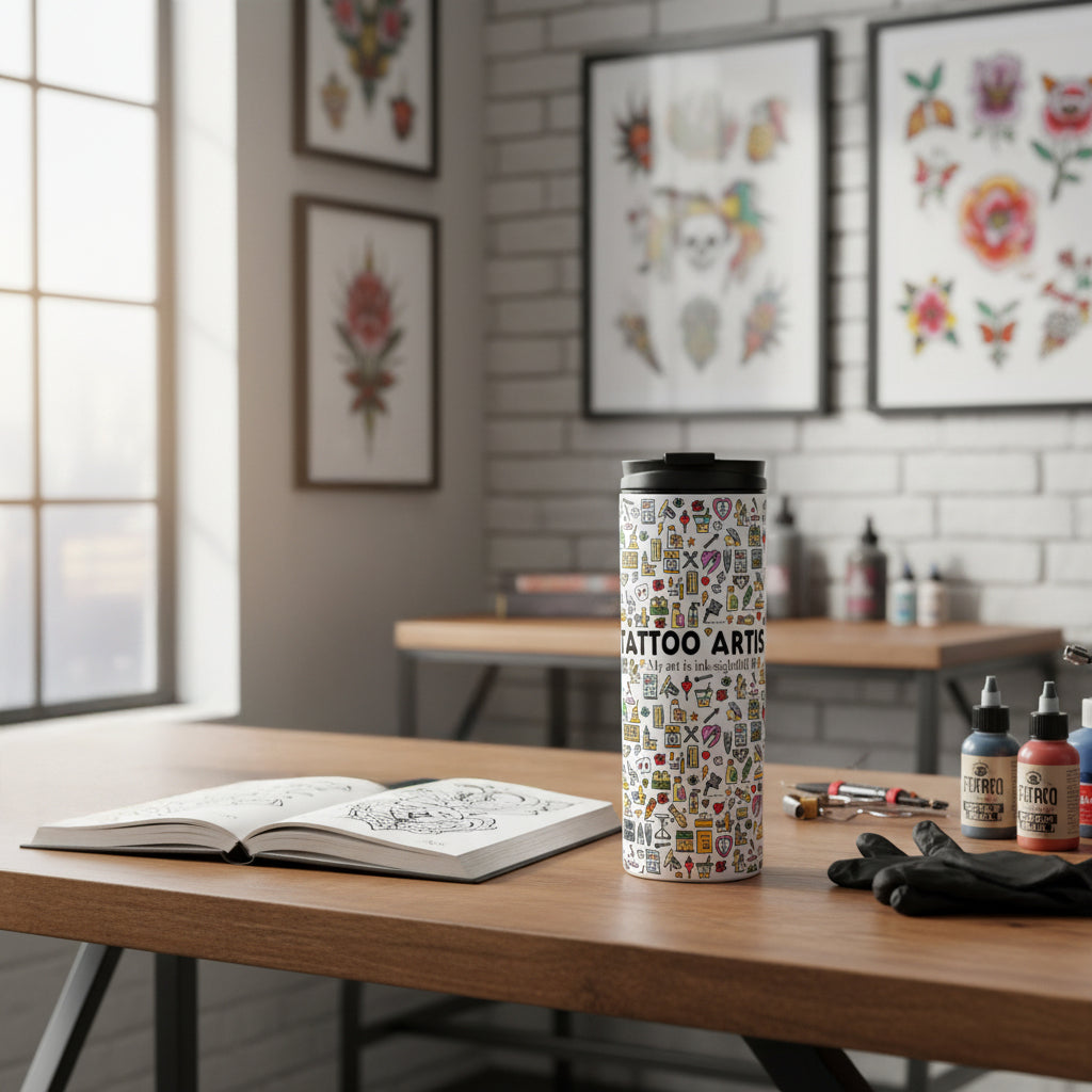 Purely Home Tattoo Artist Travel Flask