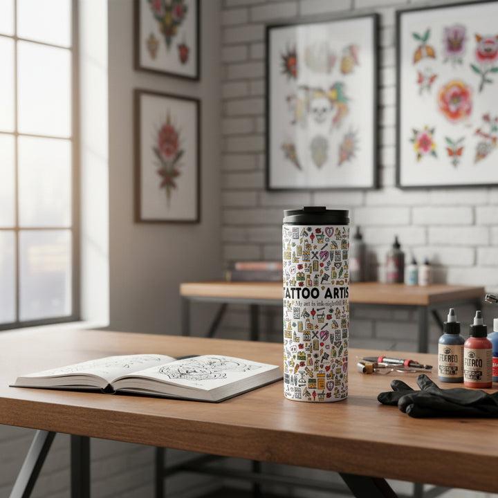 Purely Home Tattoo Artist Travel Flask