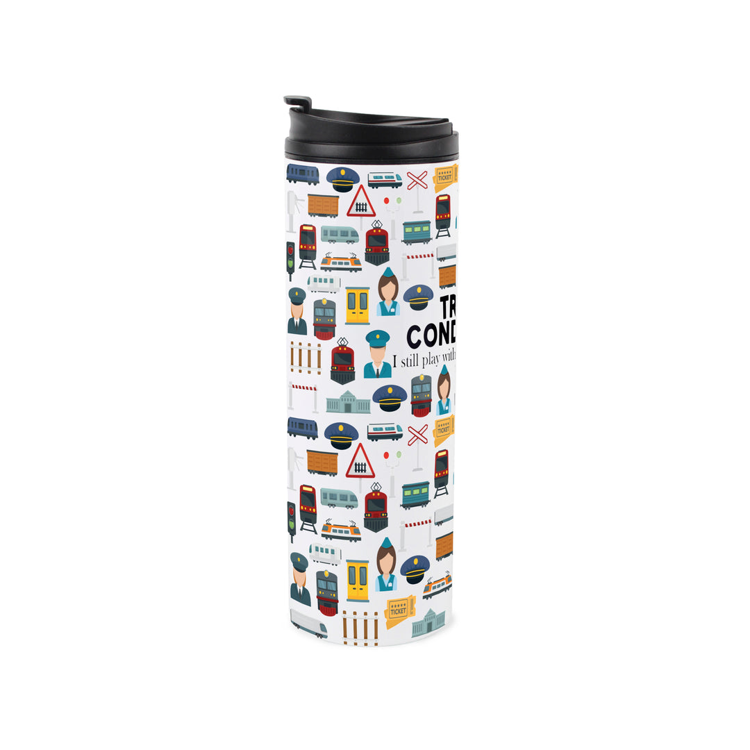 Purely Home Train Conductor Travel Flask