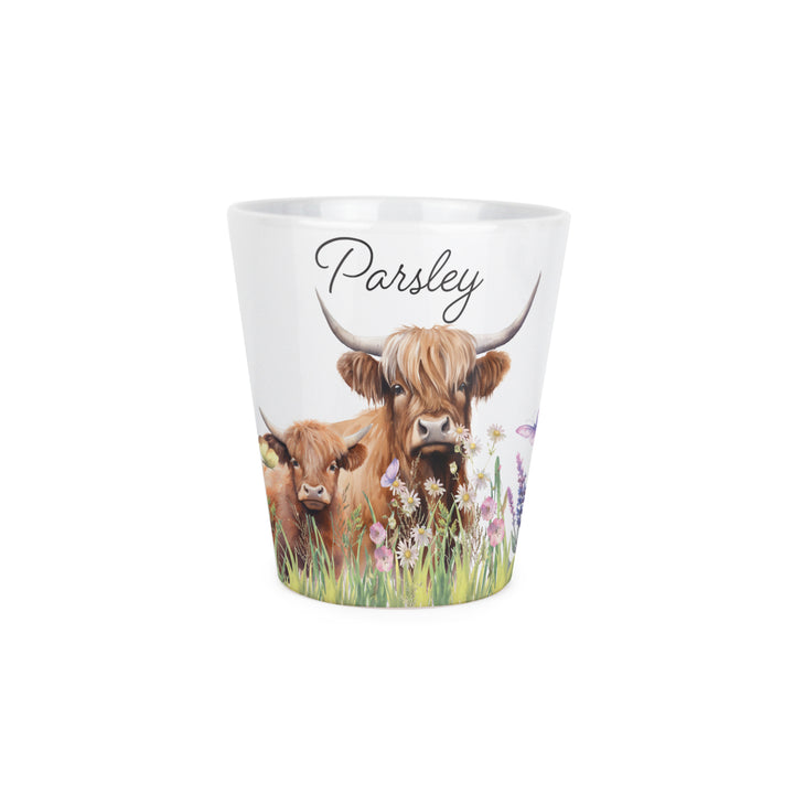 Purely Home Highland Cow & Calf Indoor Plant Pot