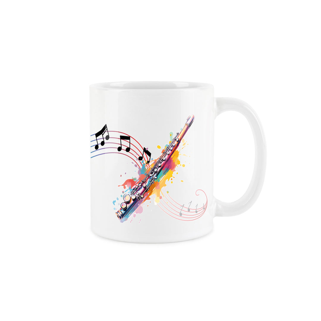 Purely Home Abstract Instruments Ceramic Mug