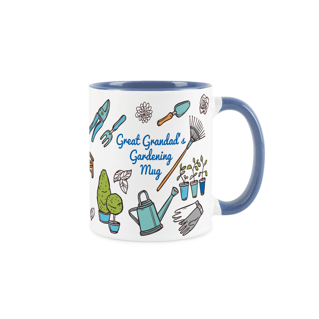 Purely Home Blue Gardening Ceramic Mug - For Him