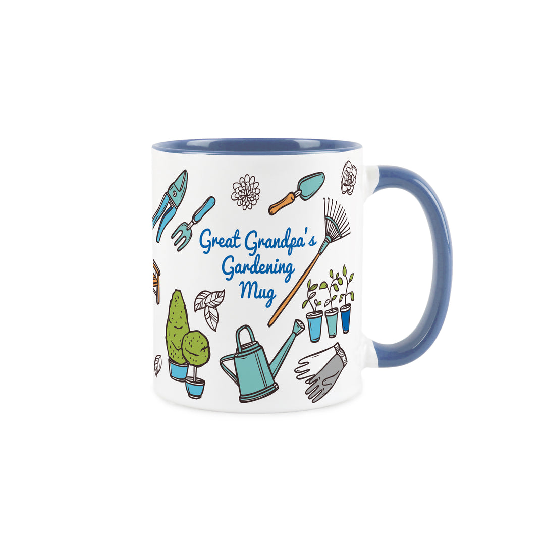 Purely Home Blue Gardening Ceramic Mug - For Him