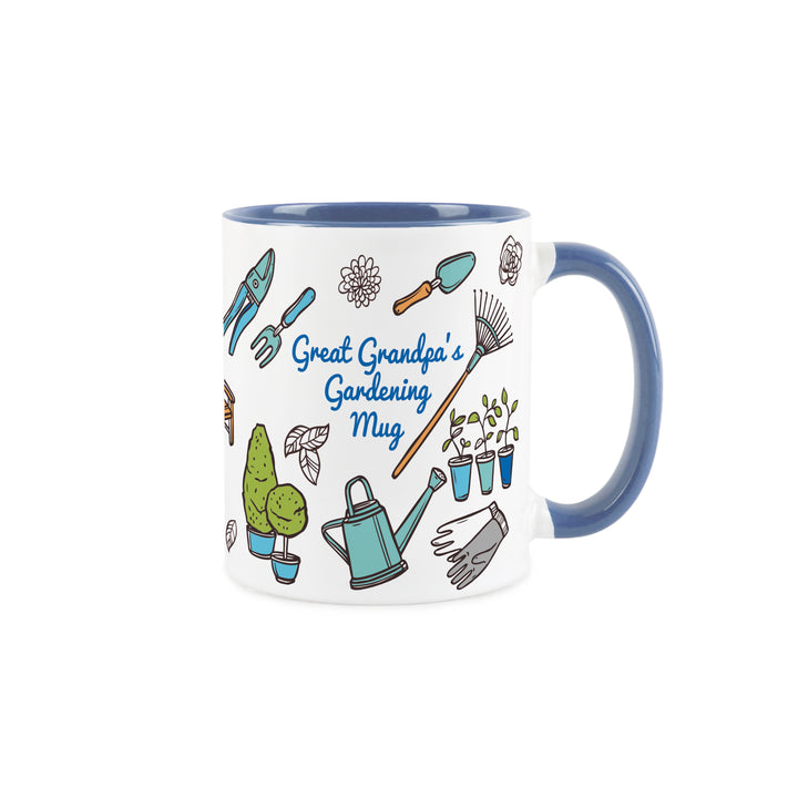 Purely Home Blue Gardening Ceramic Mug - For Him