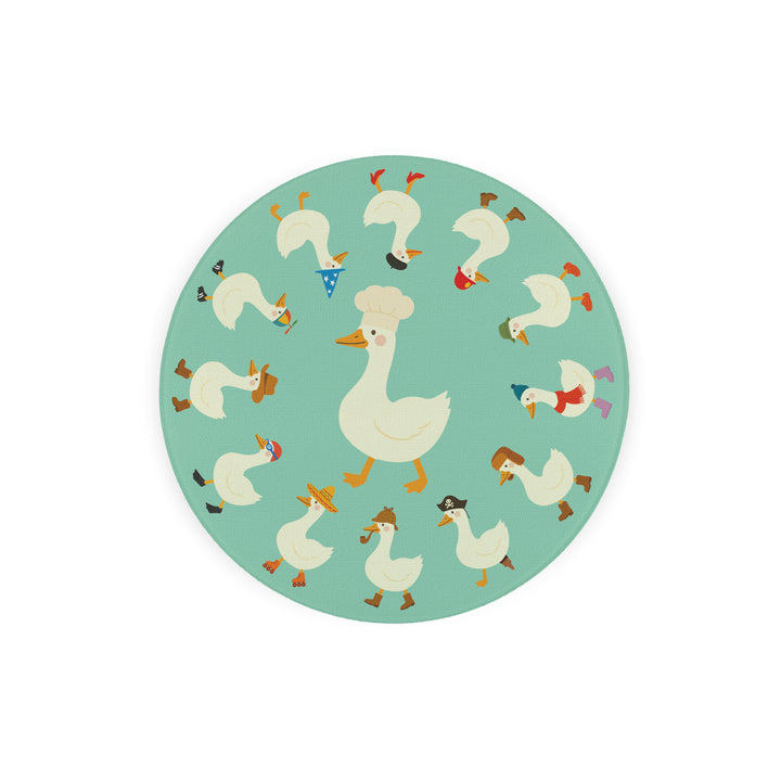 Purely Home Silly Goose Round Glass Worktop Protector