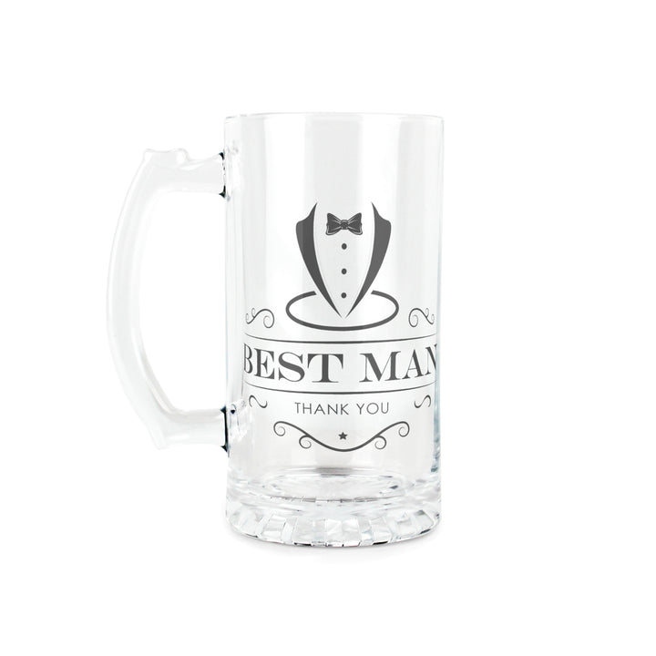 Purely Home Wedding Gifts for Him Glass Stein
