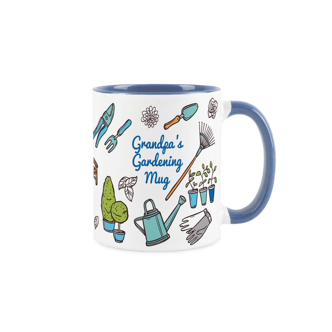 Purely Home Blue Gardening Ceramic Mug - For Him