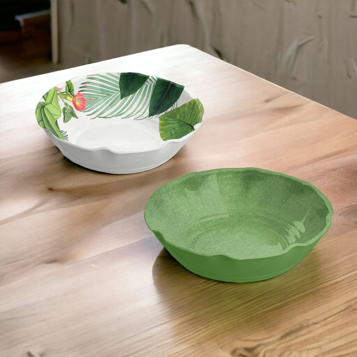 Amazon Green Melamine Cereal/Pasta Bowl