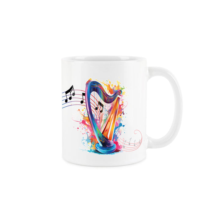 Purely Home Abstract Instruments Ceramic Mug