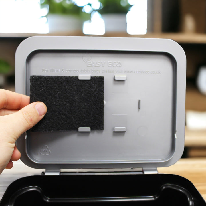 Easy Eco Black & Silver Kitchen Caddy - 5L Size
