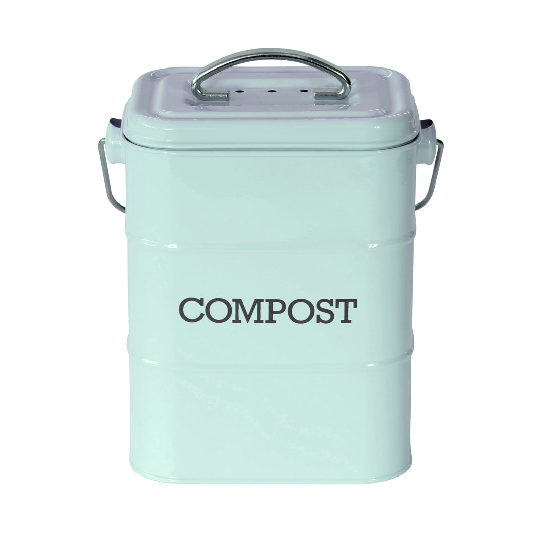 Living Nostalgia Compost Caddy - Vintage Blue