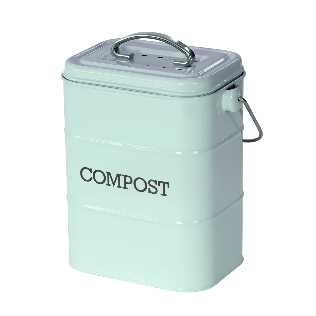 Living Nostalgia Compost Caddy - Vintage Blue