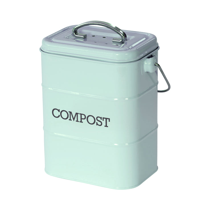 Living Nostalgia Compost Caddy - Vintage Blue