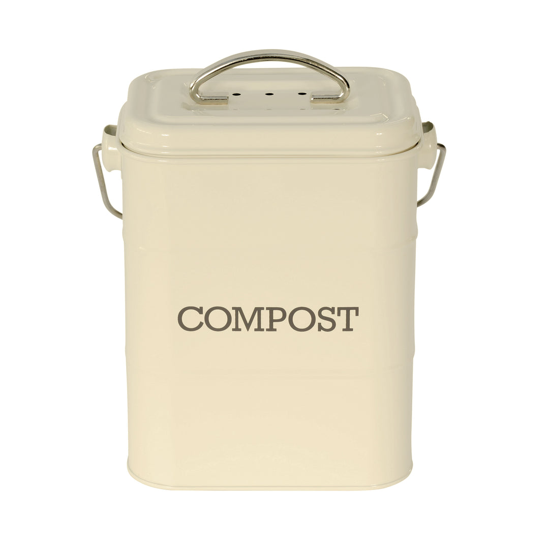 Living Nostalgia Compost Caddy - Antique Cream