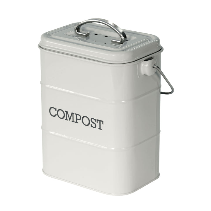 Living Nostalgia Compost Caddy - French Grey