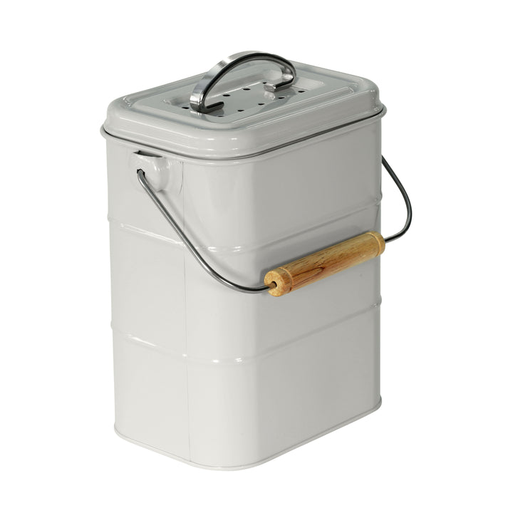 Living Nostalgia Compost Caddy - French Grey