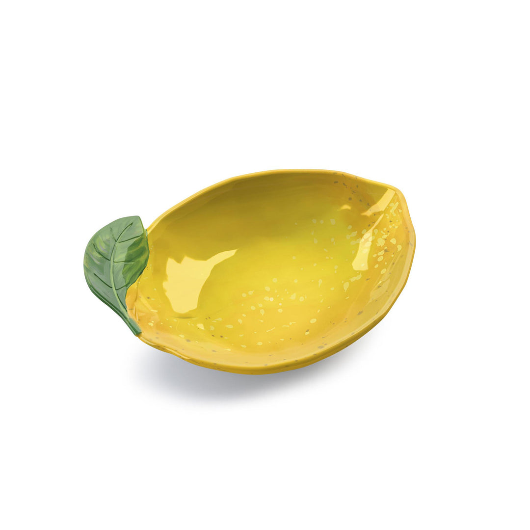 Lemon Fresh Melamine Figural Serving Bowl & Platter Set