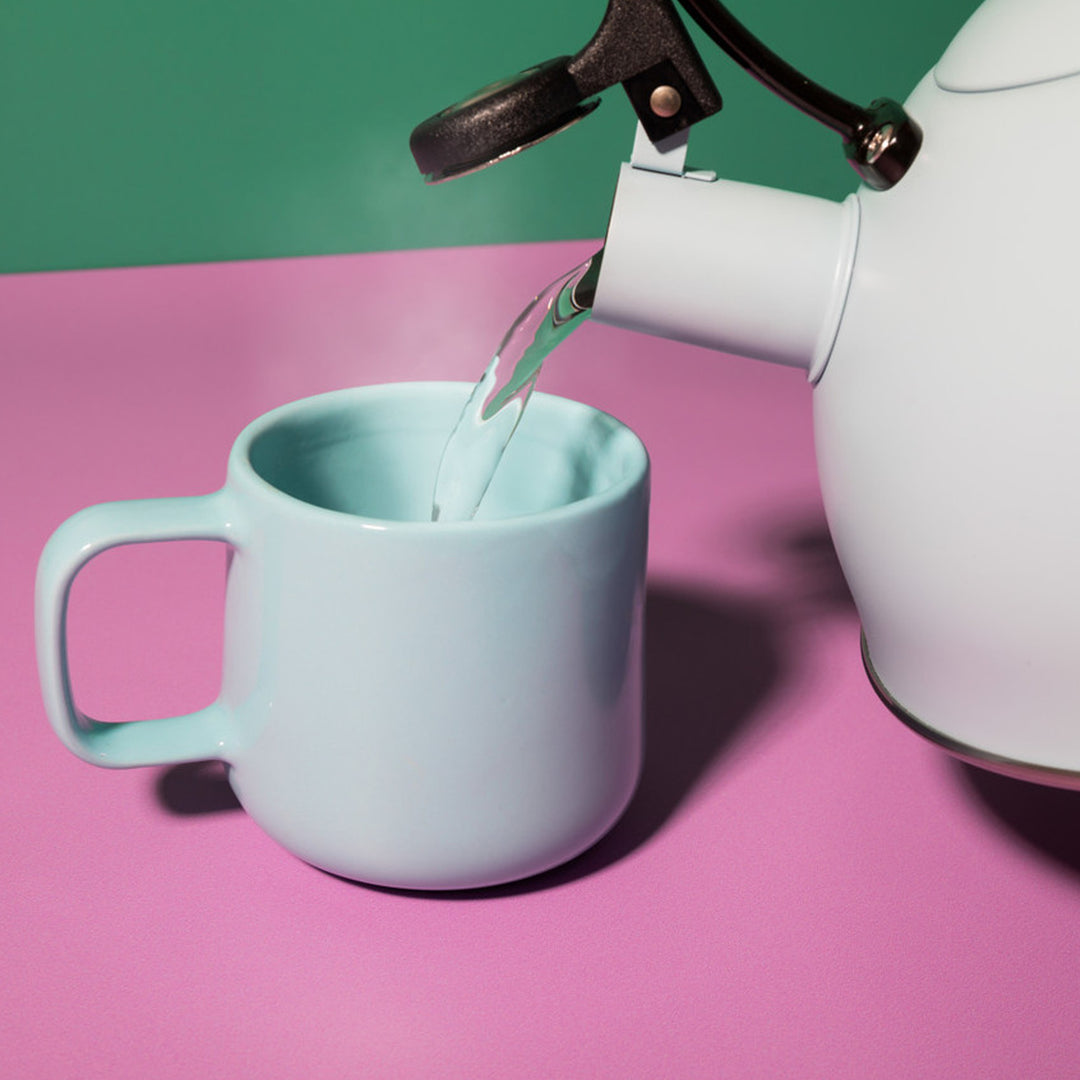 La Cafetiére 1.6L Sky Blue Whistling Kettle