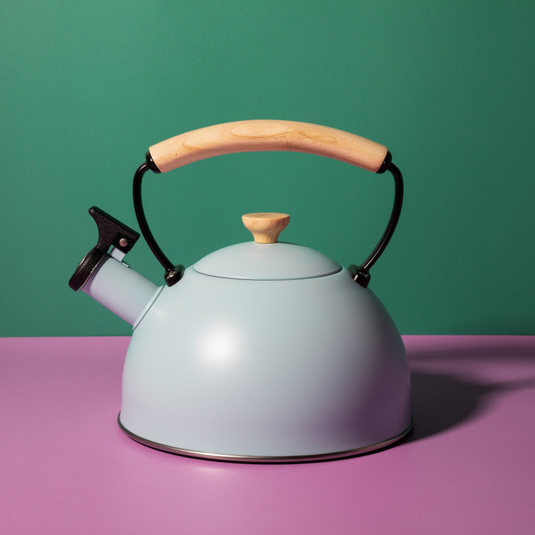 La Cafetiére 1.6L Sky Blue Whistling Kettle