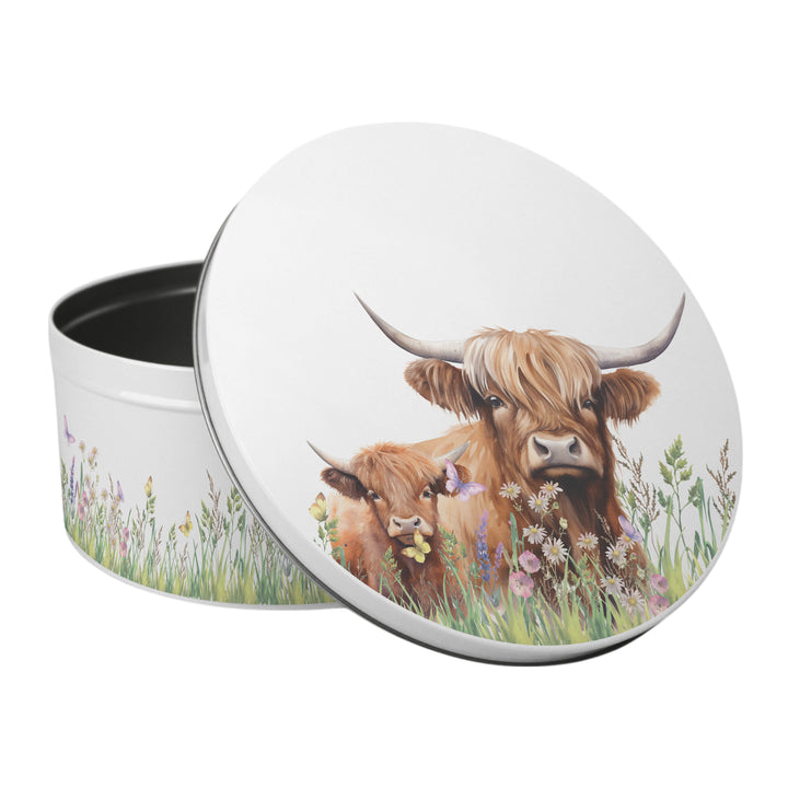 Purely Home Highland Cow & Calf Round Cake Tins
