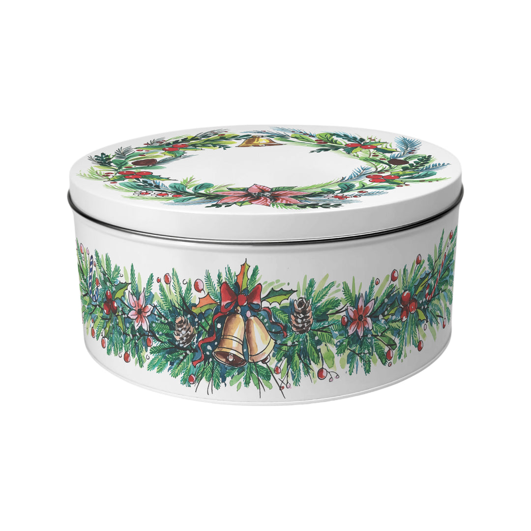 Purely Home Christmas Wreath Round Cake Tins