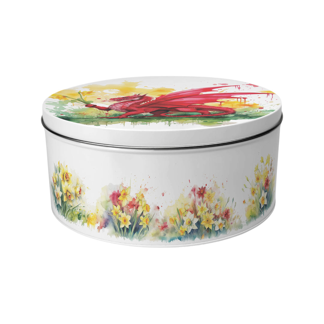 Purely Home Floral Welsh Dragon Round Cake Tins