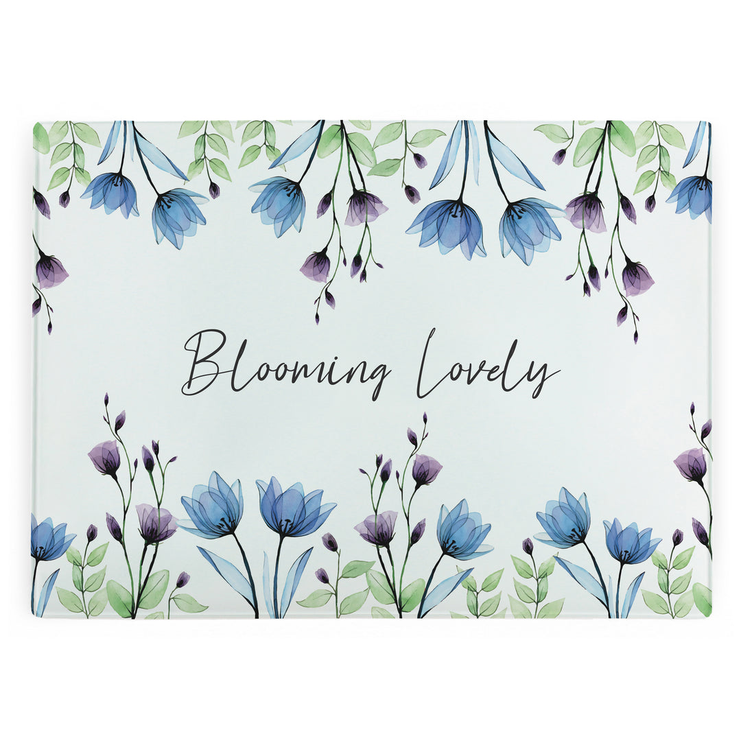 Purely Home Blooming Lovely Glass Worktop Protector