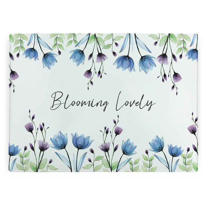 Purely Home Blooming Lovely Glass Worktop Protector