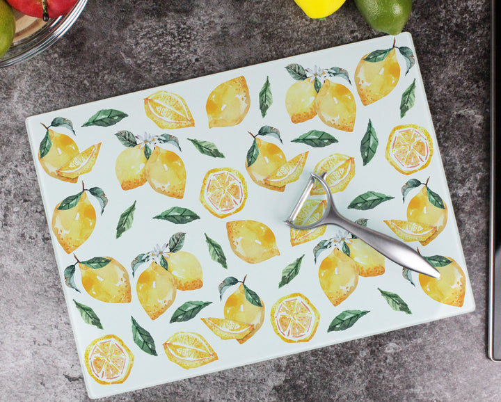 Purely Home Lemons Glass Worktop Protector